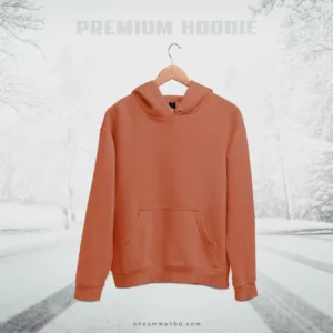 Pullover Plain Style Hoodie – Deep Cream