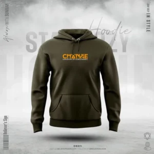 Premium China Hoodie-Change-Olive